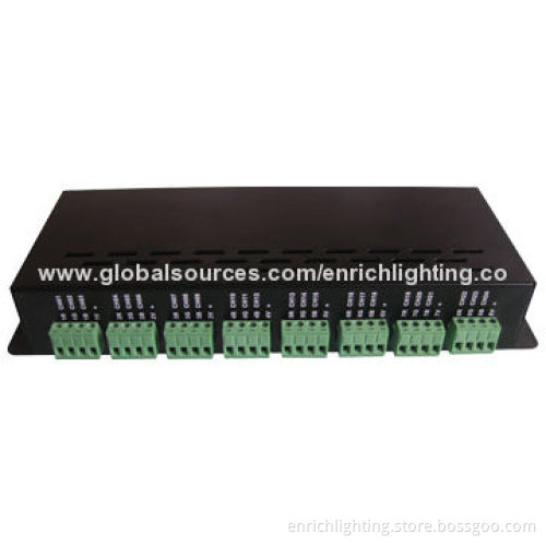 Constant Voltage LED DMX Decoder, 3A x 24CH, DMX512/1990, 5-24V DC